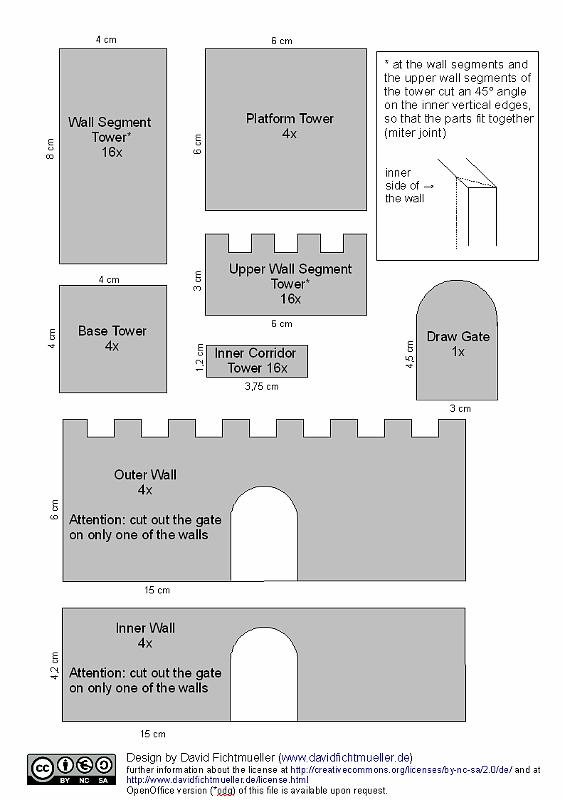 (Englisch) construction_plan_castle